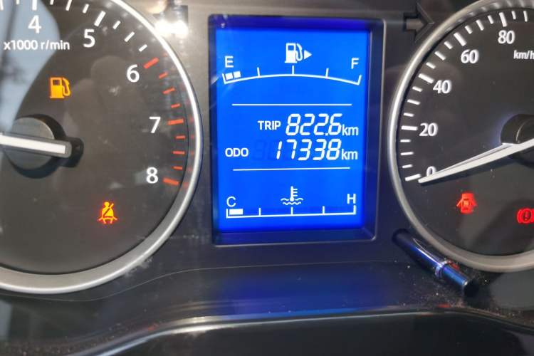 Used CHANGAN KUAYUE Xing V5 2026 Model 1.5L Comfort 2-Seater Van Odometer Close Up