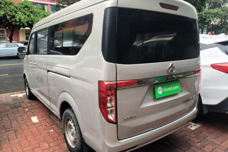 Used CHANGAN KUAYUE Xing V5 EV 2021 Chuanqi 6-Seater Passenger Van with Inovance System Rear Left 45 Deg