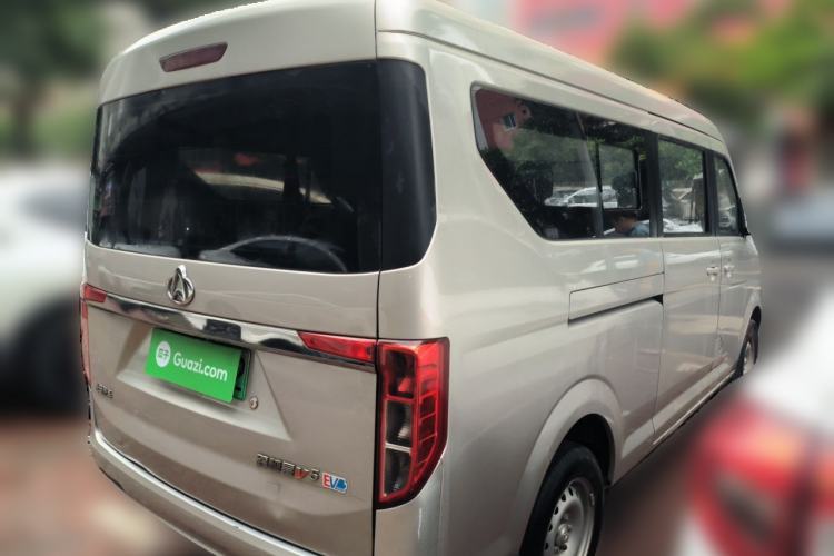 Used CHANGAN KUAYUE Xing V5 EV 2021 Chuanqi 6-Seater Passenger Van with Inovance System Rear Right 45 Deg