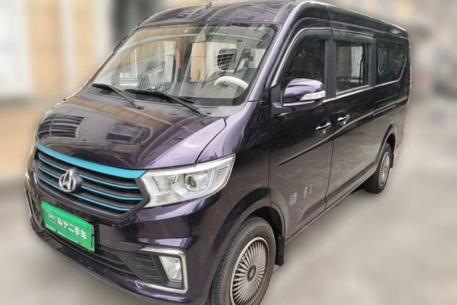 Used CHANGAN KUAYUE Xing V5 EV 2021 Luxury 6-Seater Passenger Bus with Lingdian System