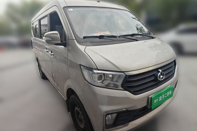 Used CHANGAN KUAYUE Xing V5 EV 2021 Luxury 7-Seater Passenger Van with Lingdian System Front Right 45 Deg