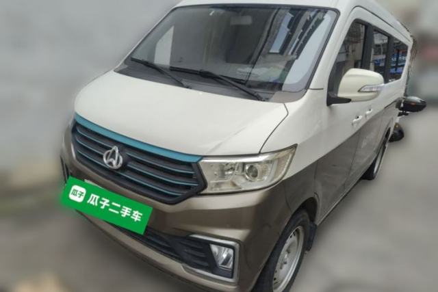 Used CHANGAN KUAYUE Xing V5 EV 2021 Luxury 6-Seater Passenger Bus with Lingdian System