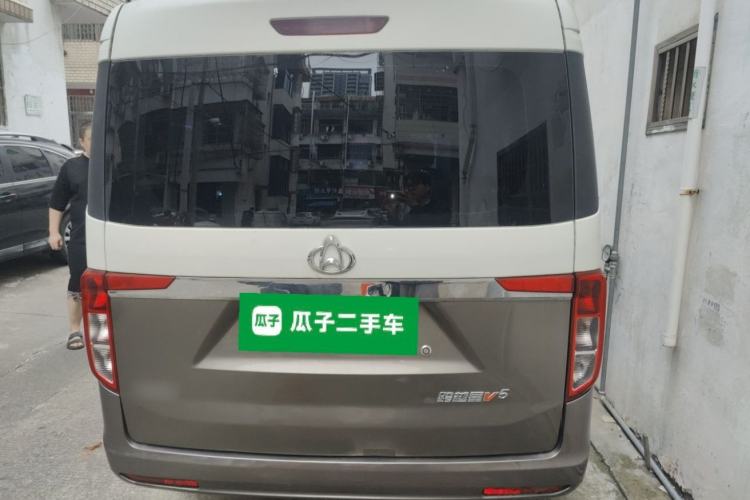 Used CHANGAN KUAYUE Xing V5 EV 2021 Luxury 6-Seater Passenger Bus with Lingdian System Rear