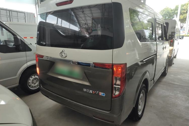 Used CHANGAN KUAYUE Xing V5 EV 2021 Luxury 6-Seater Passenger Bus with Lingdian System Rear Right 45 Deg