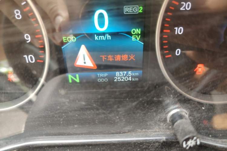 Used CHANGAN KUAYUE Xing V5 EV  Odometer Close Up