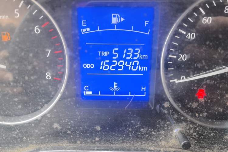 Used CHANGAN KUAYUE Xing V7 2022 1.6L Gasoline Comfort Version 2-Seat Dual-Side Doors DAM16KR Odometer Close Up