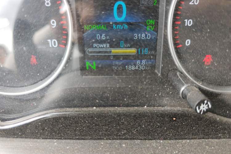 Used CHANGAN KUAYUE Xing V7 EV 2023 250km Double-Door Standard Version 2 Seats Odometer Close Up