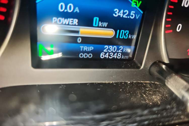 Used CHANGAN KUAYUE Xing V7 EV 2022 Standard Model 240 km Odometer Close Up