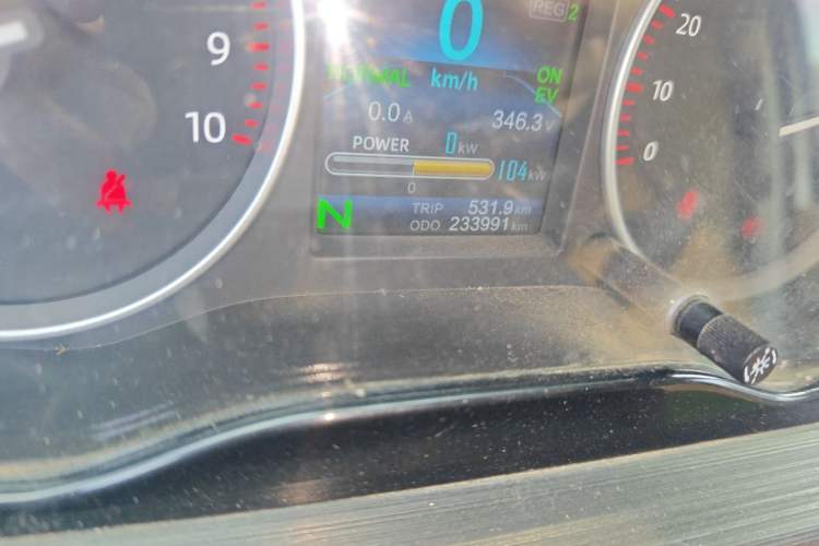 Used CHANGAN KUAYUE Xing V7 EV 2022 Standard Model 270km Odometer Close Up