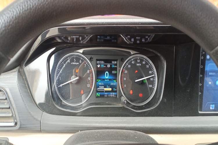 Used CHANGAN KUAYUE Xing V7 EV 2023 250km Dual-Door Smart Enjoyment Version 2 Seats Instrument Cluster