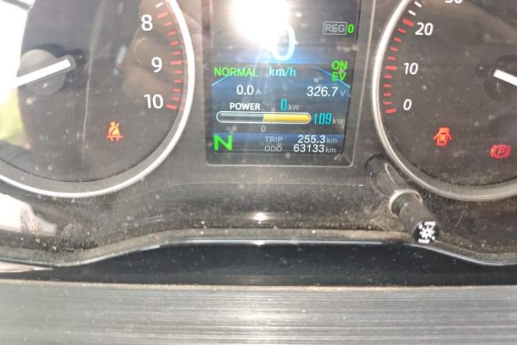 Used CHANGAN KUAYUE Xing V7 EV 2023 250km Dual-Door Smart Enjoyment Version 2 Seats Odometer Close Up
