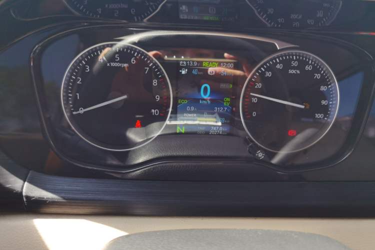 Used CHANGAN KUAYUE Xing V7 EV 2024 251 km Hatchback Comfort Version 6 Seats Instrument Cluster