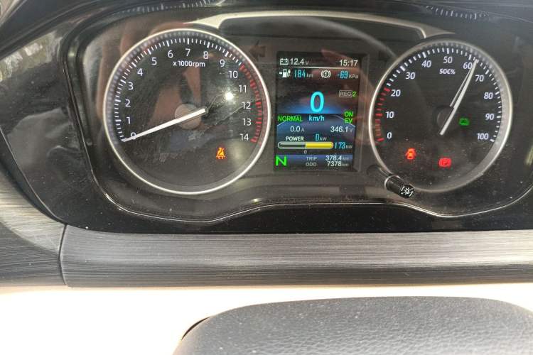 Used CHANGAN KUAYUE Xing V7 EV 2025 Model, 285 km, Smart Enjoyment Version, 6-seater, Ningde 2C, 41.86 kWh Odometer Close Up