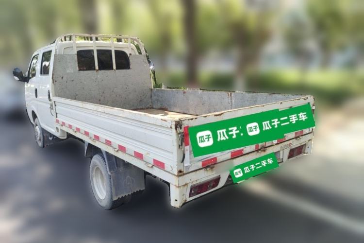 Used CHANGAN KUAYUE Zhe D5 2021 1.6L Comfort Edition Double-Cab Flatbed with Dual Rear Wheels 3050mm Cargo Bed DAM16KL Rear Left 45 Deg