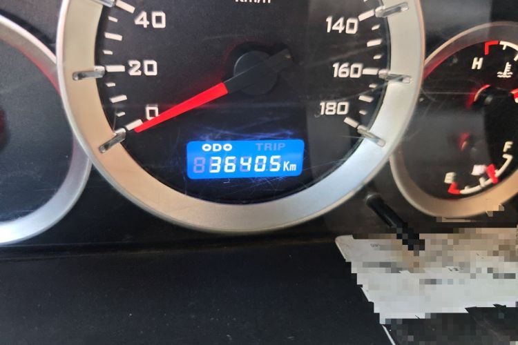 Used CHANGAN KUAYUE V3 2021 1.2L Standard Edition Van 2-Seater Model DK12C Odometer Close Up