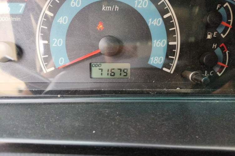 Used CHANGAN KUAYUE V5 2013 1.5L Comfort Version DAM15R Odometer Close Up