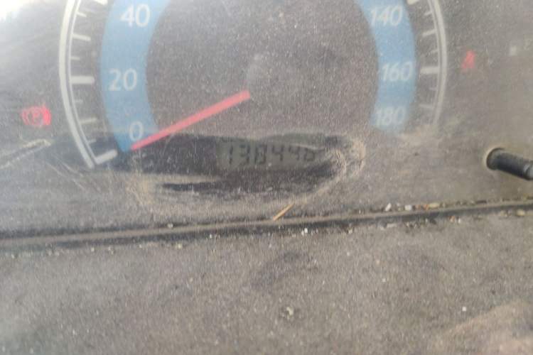 Used CHANGAN KUAYUE V5 2013 1.2L Standard Model DK12 Odometer Close Up