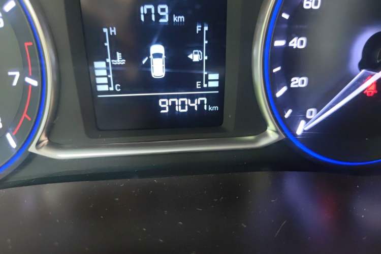 Used CHANGAN Lingxuan 2017 1.6L Manual Happiness Edition Odometer Close Up