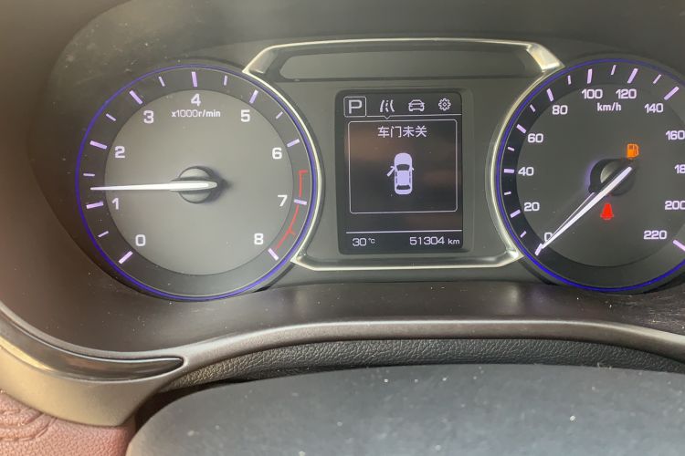 Used CHANGAN Lingxuan 2017 1.5T Automatic Lehuo Happy Edition Odometer Close Up