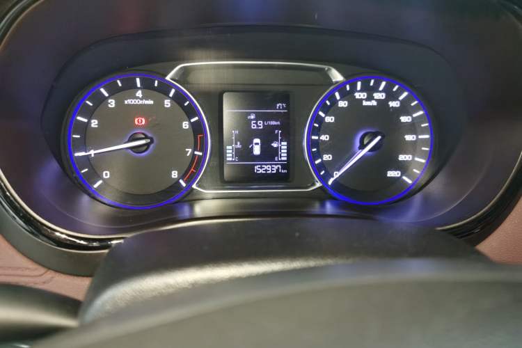 Used CHANGAN Lingxuan 2017 1.6L Manual Happiness Edition Odometer Close Up
