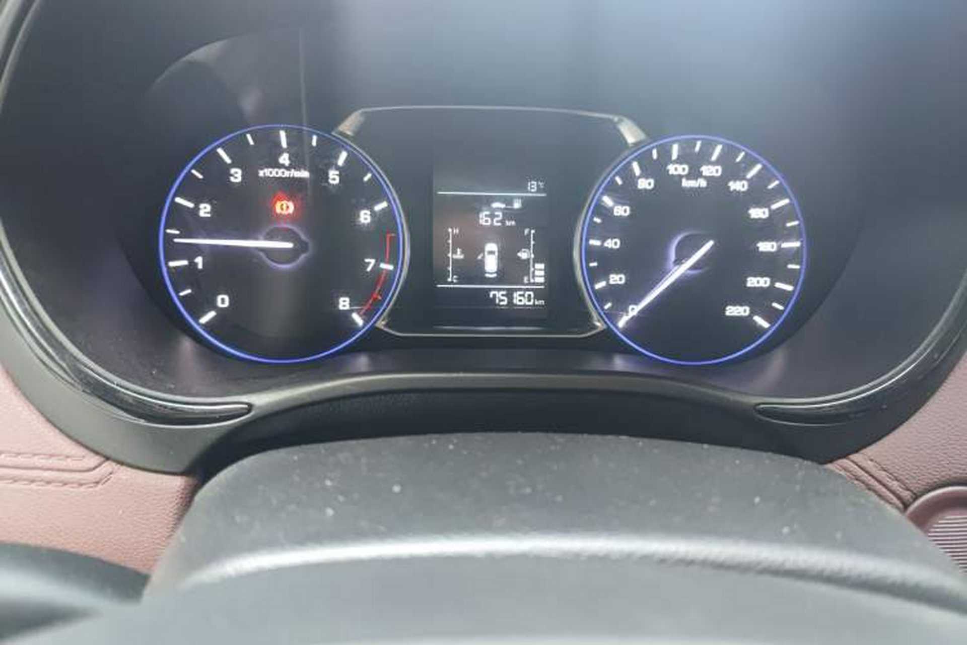 Used CHANGAN Lingxuan 2017 1.6L Manual Happiness Edition Odometer Close Up