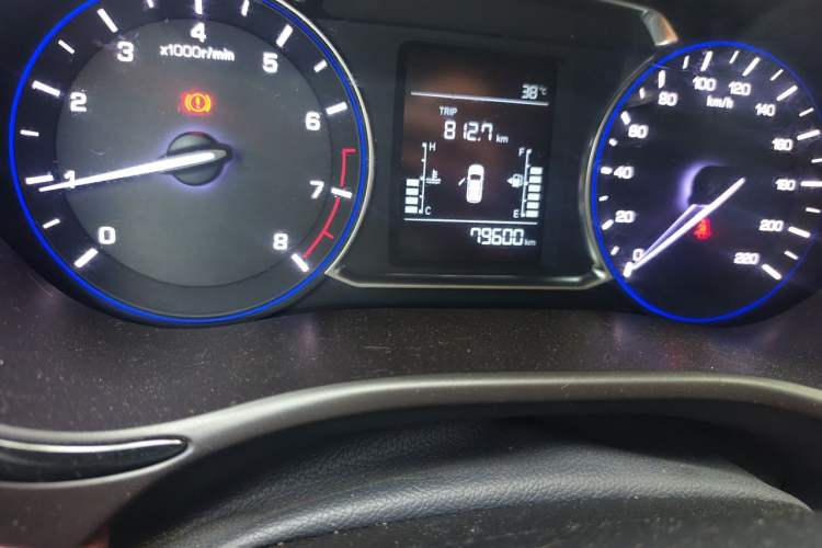 Used CHANGAN Lingxuan 2017 1.6L Manual Happiness Edition Odometer Close Up