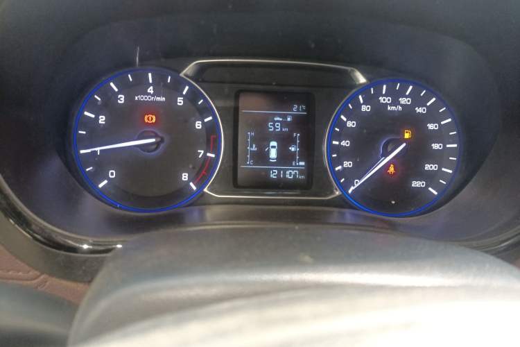 Used CHANGAN Lingxuan 2017 1.6L Manual Happiness Edition Odometer Close Up