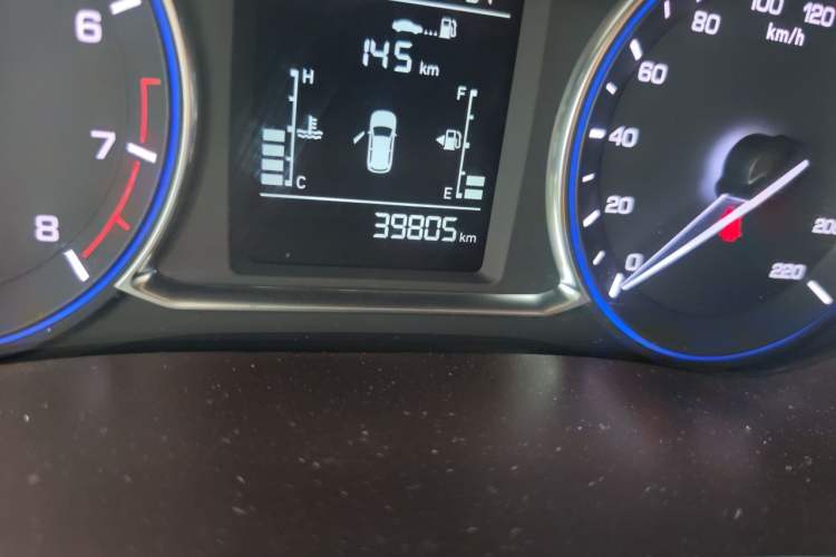 Used CHANGAN Lingxuan 2017 1.6L Manual Happiness Edition Odometer Close Up