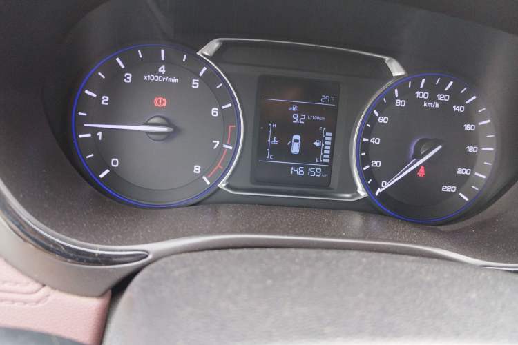 Used CHANGAN Lingxuan 2017 1.6L Manual Happiness Edition Odometer Close Up