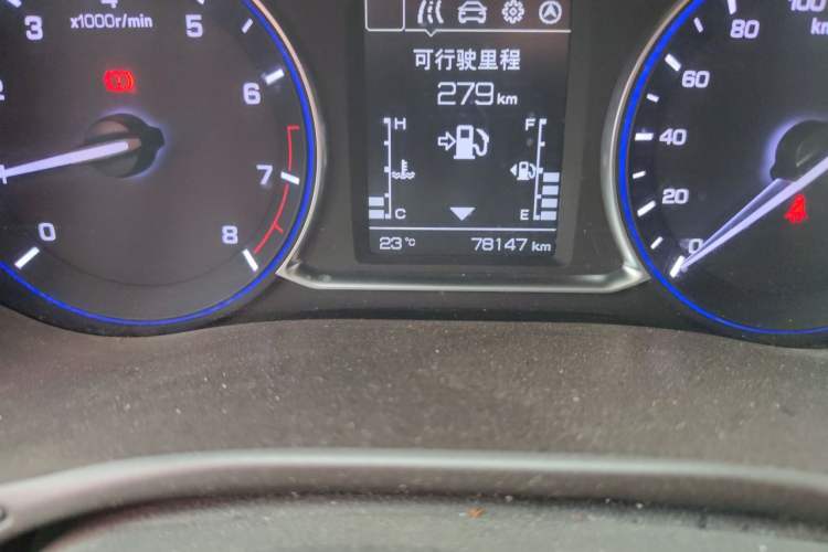 Used CHANGAN Lingxuan 2017 1.6L Manual Elite Model Odometer Close Up