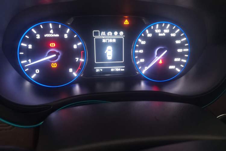 Used CHANGAN Lingxuan 2017 1.6L Manual Elite Model Odometer Close Up