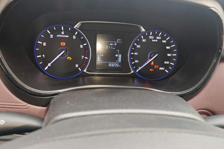 Used CHANGAN Lingxuan 2017 1.6L Manual Happiness Edition Odometer Close Up