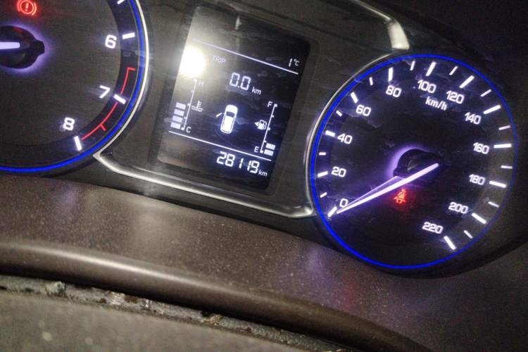 Used CHANGAN Lingxuan 2017 1.6L Manual Happiness Edition Odometer Close Up