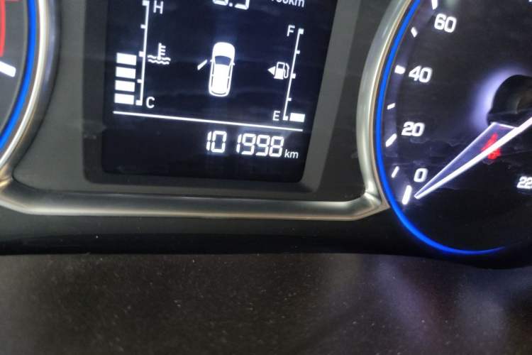 Used CHANGAN Lingxuan 2017 1.6L Manual Happiness Edition Odometer Close Up