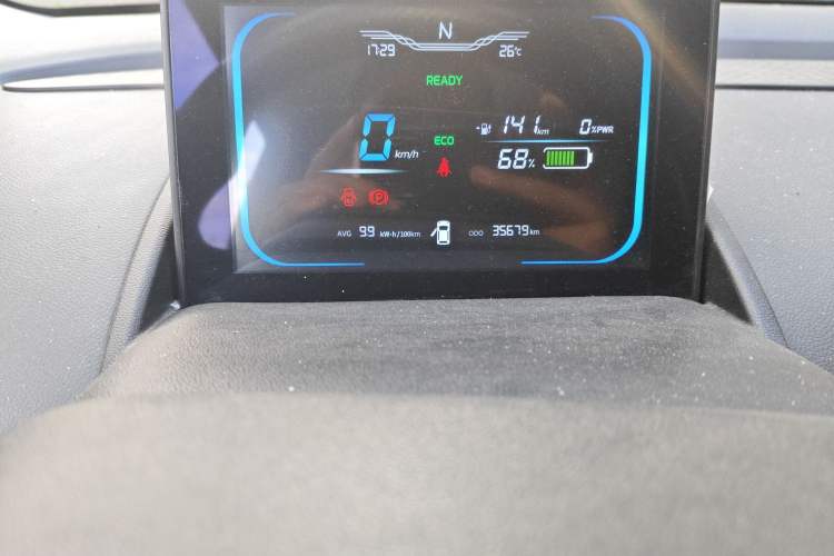 Used CHANGAN Lumin 2022 210km Sweet Edition Odometer Close Up