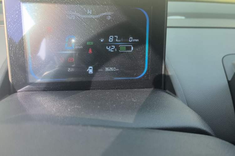 Used CHANGAN Lumin 2022 210km Sweet Edition Odometer Close Up