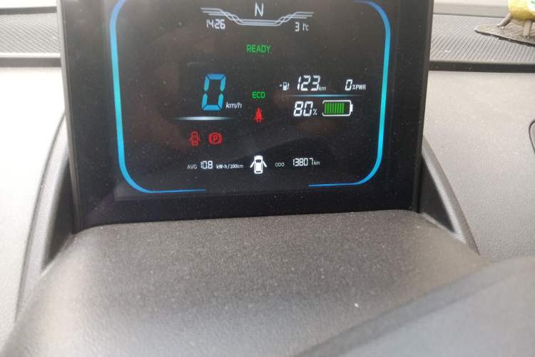 Used CHANGAN Lumin 2022 155 km – Refreshingly Sweet Edition Odometer Close Up