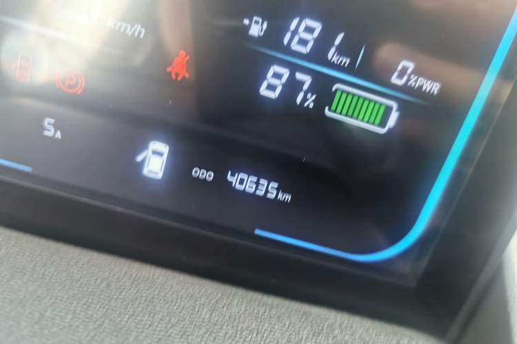Used CHANGAN Lumin 2022 210km Sweet Edition Odometer Close Up