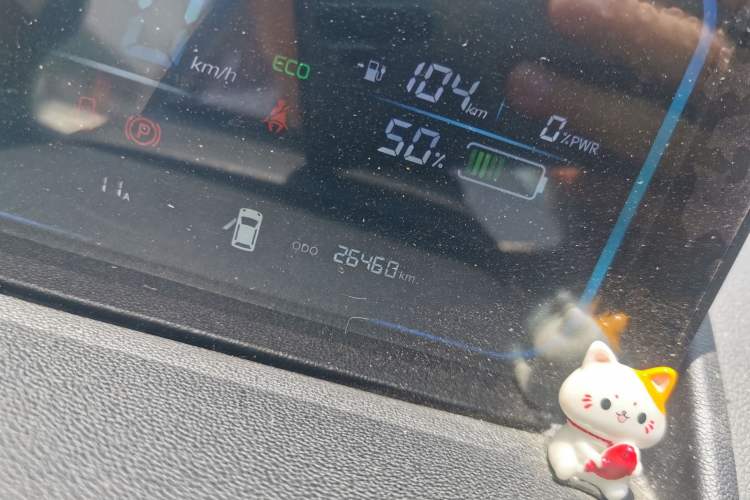 Used CHANGAN Lumin 2022 210km Sweet Edition Odometer Close Up