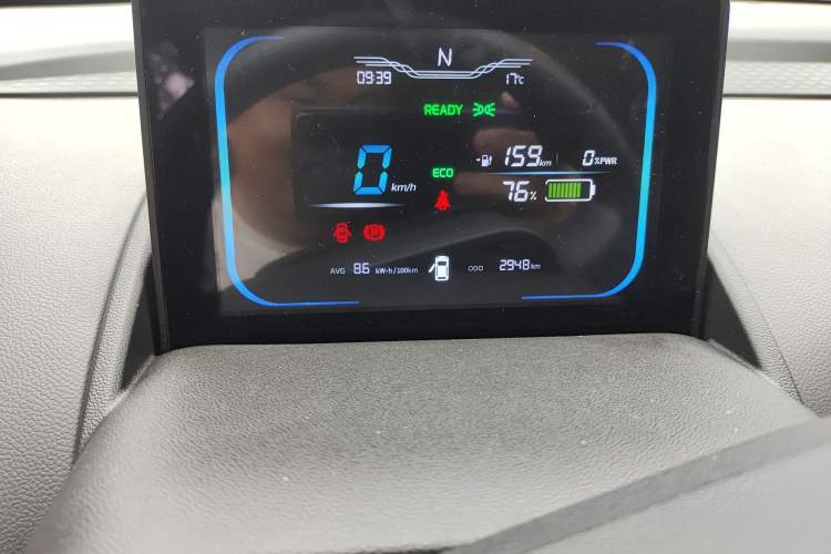 Used CHANGAN Lumin 2022 210km Sweet Edition Odometer Close Up