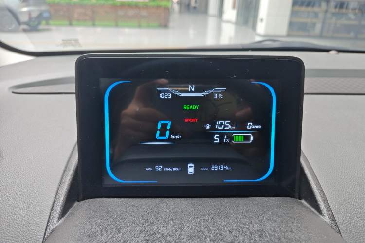 Used CHANGAN Lumin 2022 210km Sweet Edition Odometer Close Up