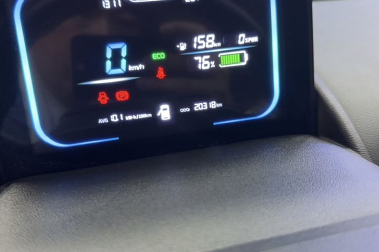 Used CHANGAN Lumin 2022 155 km – Refreshingly Sweet Edition Odometer Close Up