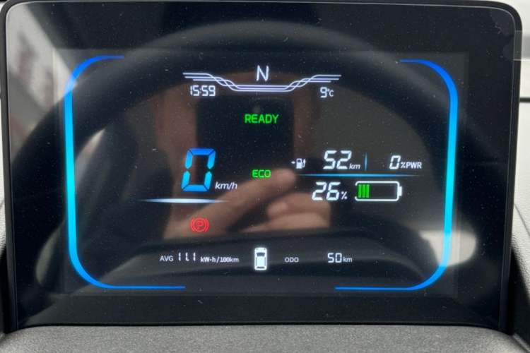 Used CHANGAN Lumin 2023 205km Xiangqin Version Odometer Close Up