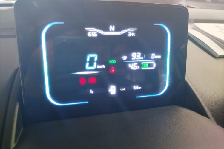 Used CHANGAN Lumin 2023 205km Xiangqin Version Odometer Close Up