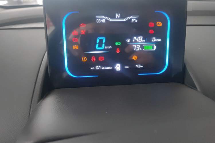Used CHANGAN Lumin 2023 205km Xiangqin Version Odometer Close Up