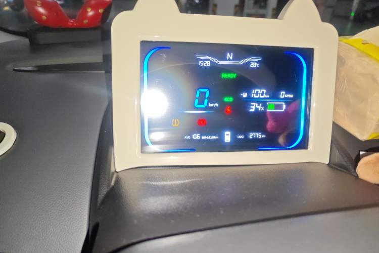 Used CHANGAN Lumin 2024 301km Launch Edition Odometer Close Up