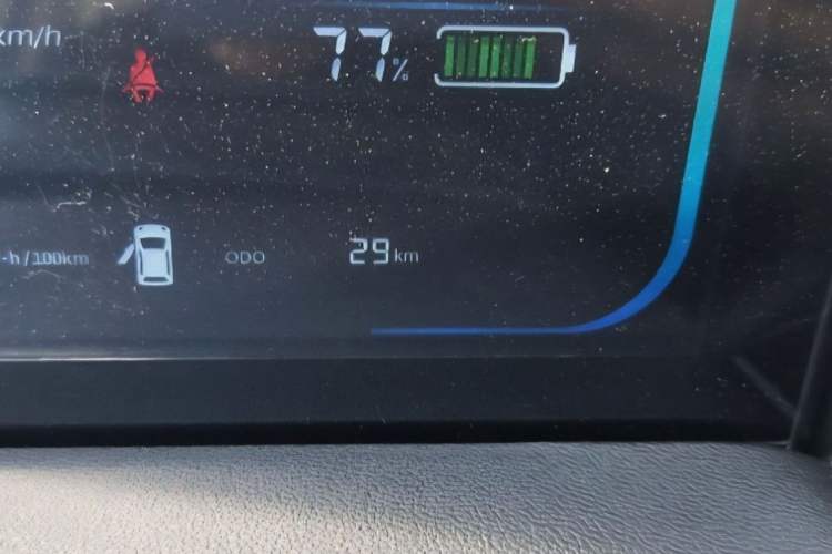 Used CHANGAN Lumin 2024 130km Qingyue Version Odometer Close Up
