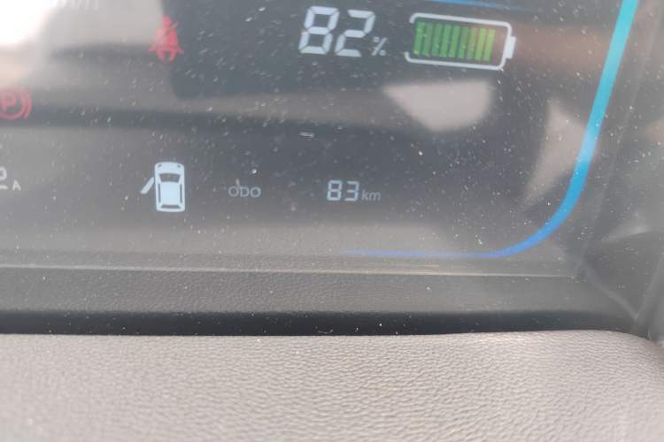 Used CHANGAN Lumin 2024 130km Qingyue Version Odometer Close Up