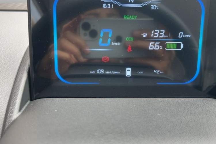 Used CHANGAN Lumin 2025 205 km Xiangqin Version Odometer Close Up