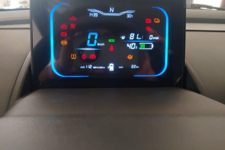 Used CHANGAN Lumin 2025 205 km Xiangqin Version Odometer Close Up